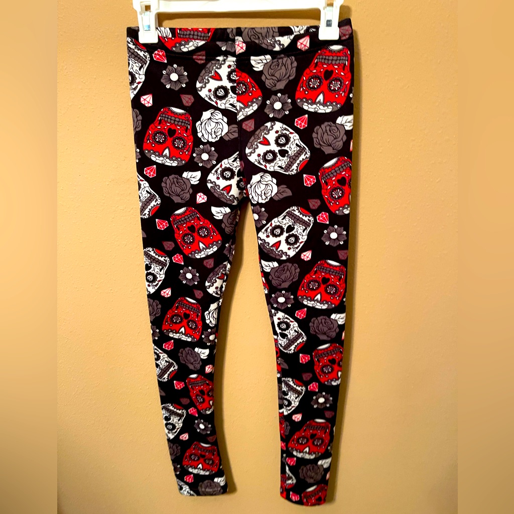 Cozy Brand Leggings  Day Of The Dead